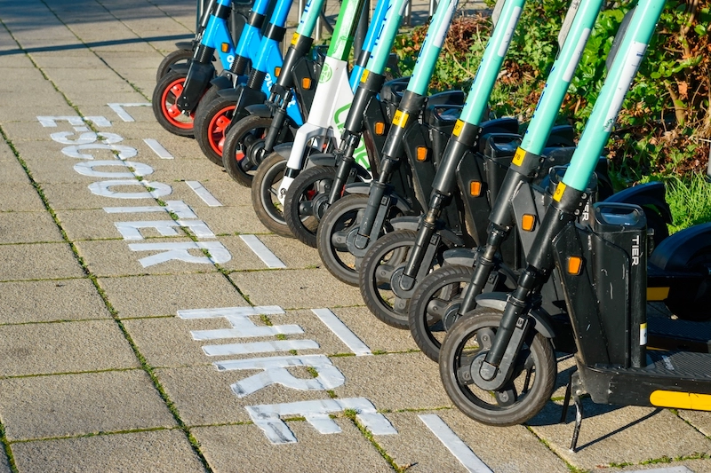 Rental Scooter Image. e-scooter