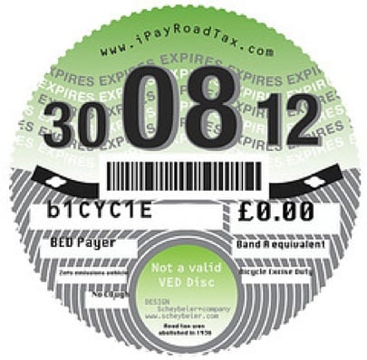 Road Tax Image Road Tax disc