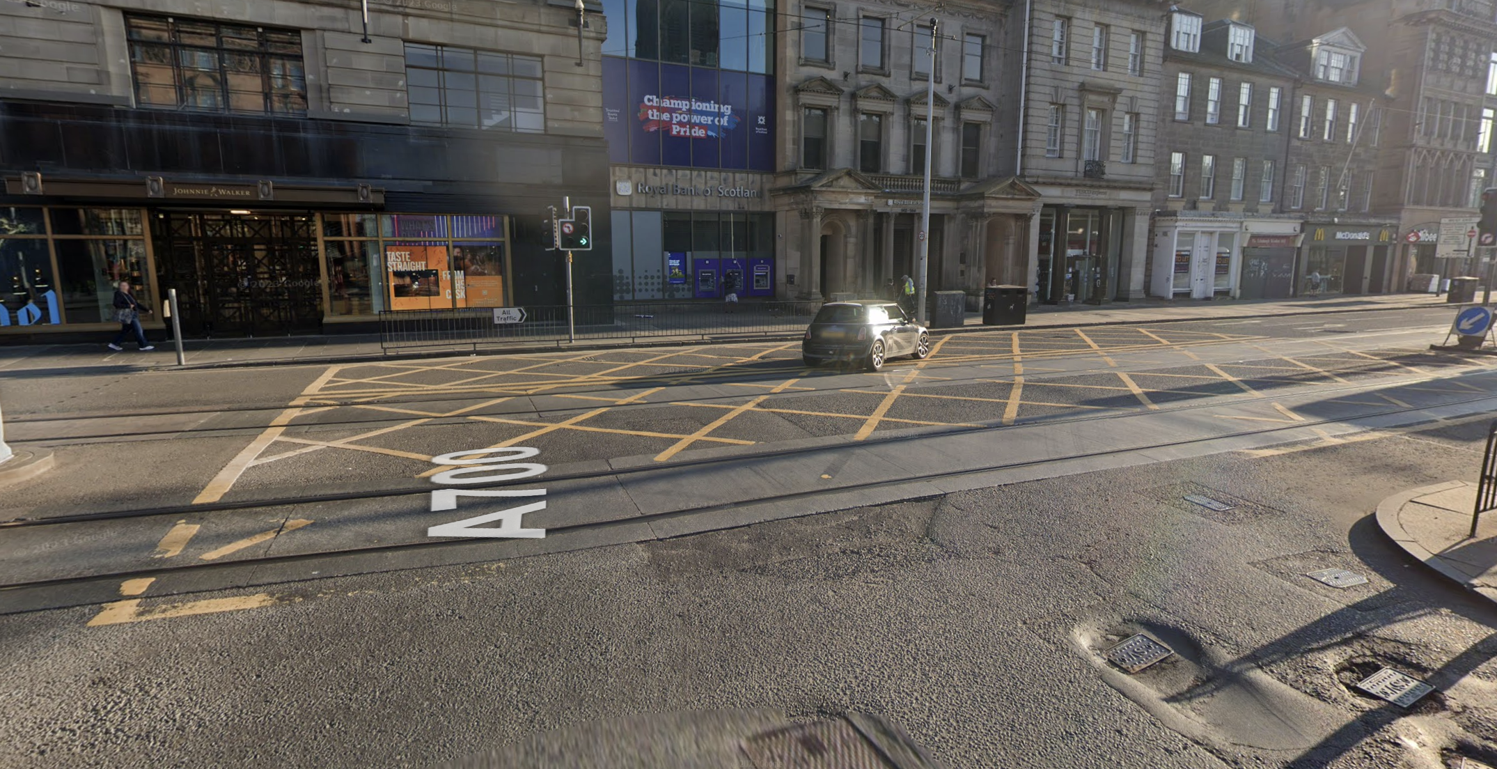 Princes Street and Lothian Road Junction
